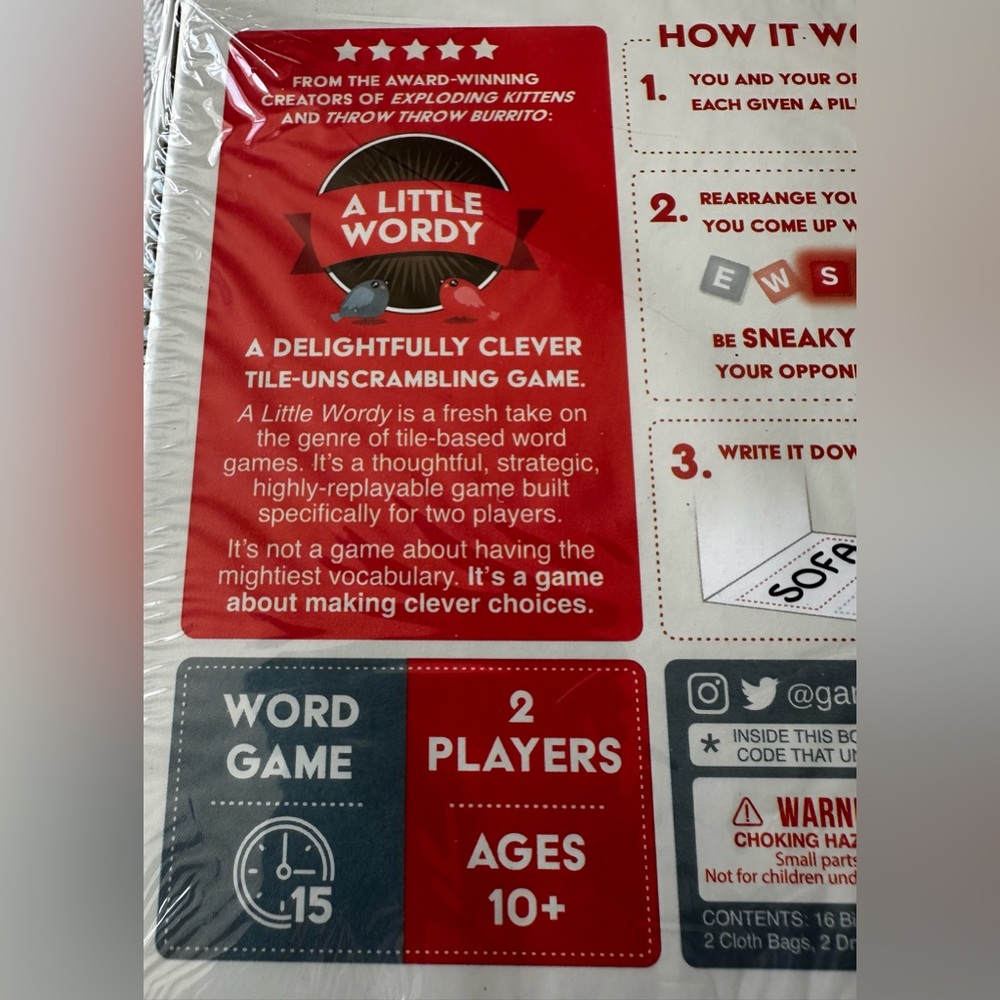A Little Wordy Game by Exploding Kittens - Picture 11 of 13